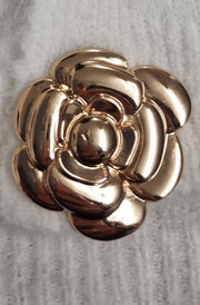 Lora Jewel Button Alpaca Cardigan-Ivory