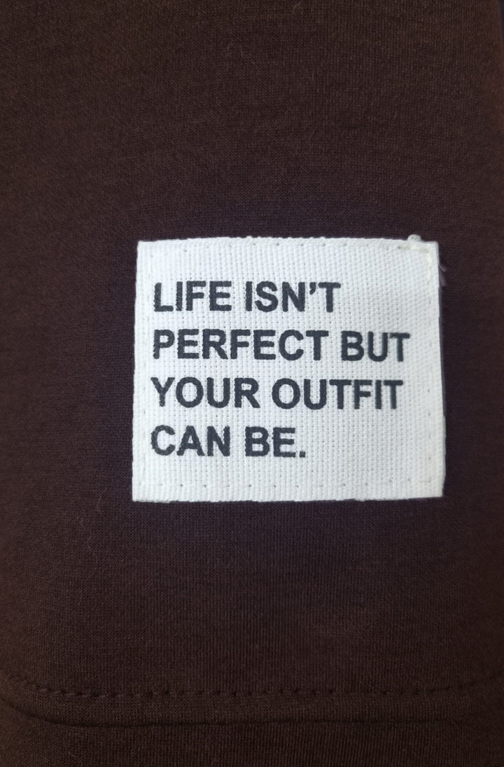 Tanya Two Piece Co-Ord Loungewear Set-Dark Brown