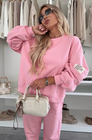 Tanya Two Piece Co-Ord Loungewear Set-Pink