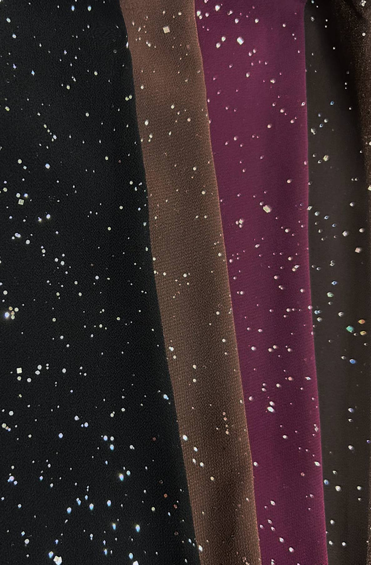 Tova Shimmer Off Shoulder Chiffon Blouse Top-Wine